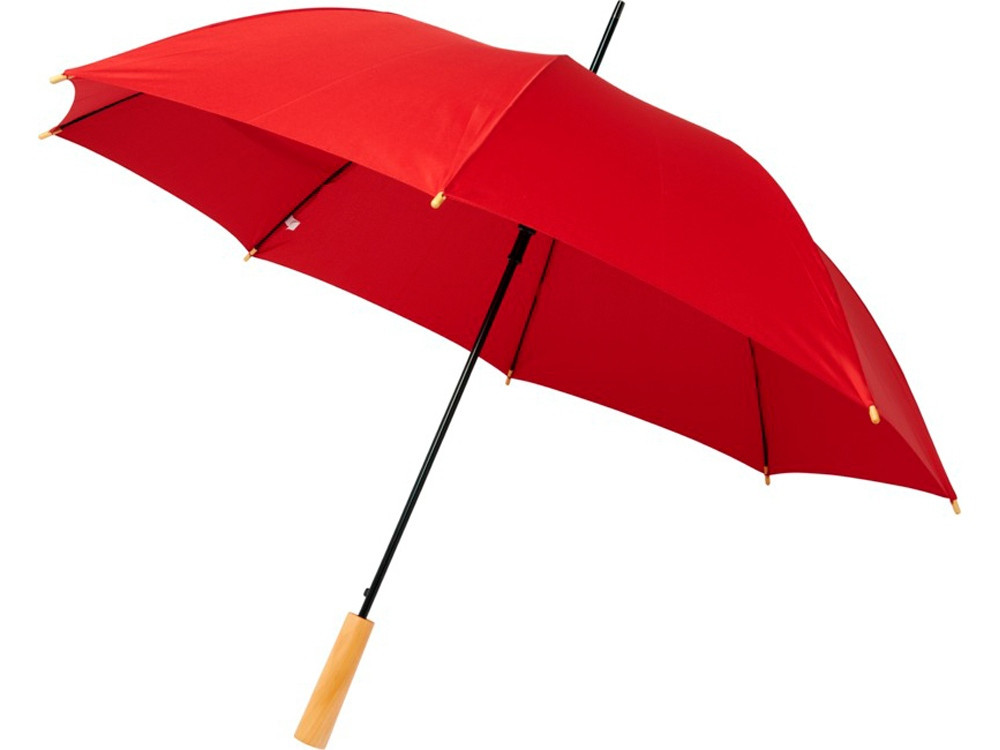 23-дюймовый автоматический зонт Alina из переработанного ПЭТ-пластика, красный - фото 1 - id-p227133817