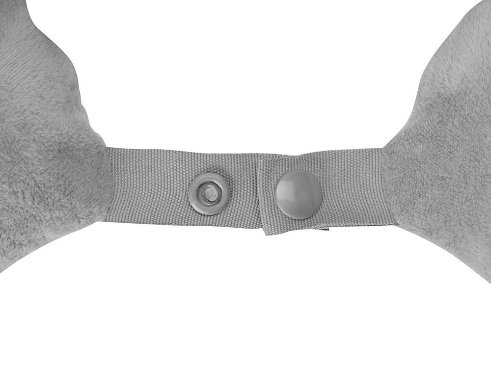 Подушка Basic из микрофибры с эффектом памяти U-shape, серый - фото 4 - id-p227134008