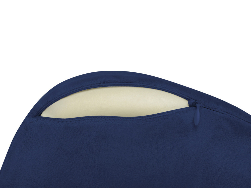 Подушка Dream с эффектом памяти, с кармашком, синий - фото 7 - id-p227134011