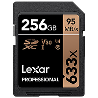 Карта памяти Lexar SDXC 256Gb V30 UHS-I U3 (633x)