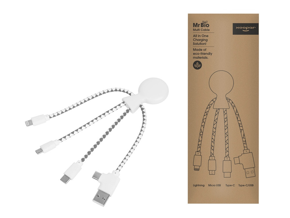 Зарядный кабель Mr. Bio в картонной упаковке - фото 1 - id-p227133717