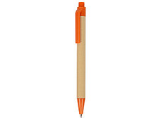 Набор канцелярский с блокнотом и ручкой Masai, оранжевый, фото 2