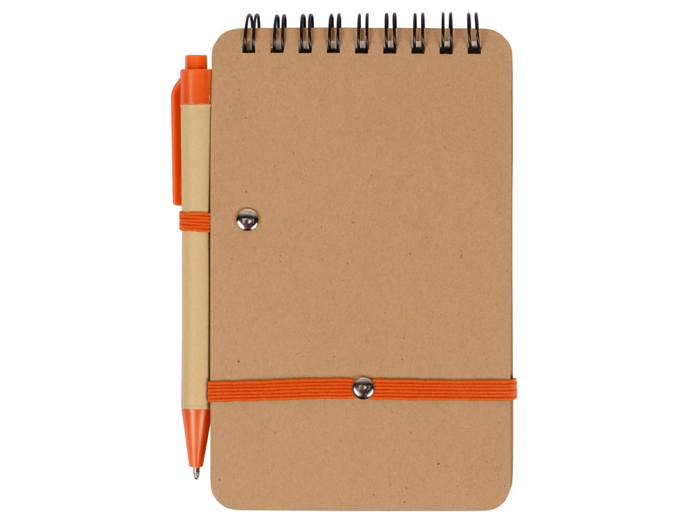 Набор канцелярский с блокнотом и ручкой Masai, оранжевый - фото 6 - id-p227133728