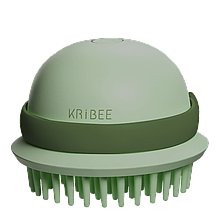 Расчёска массажная KRiBEE Electric Massage Comb Зелёная