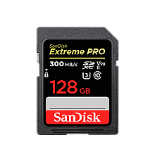 Карта памяти SanDisk Extreme PRO 128Gb SDXC UHS-II U3 V90 Class 10