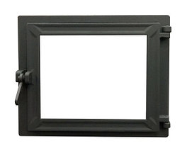 Дверь каминная со стеклом Pegas