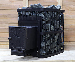 Банная печь ComfortProm сталь 8 мм (до 16 м. куб.) чугунная дверь