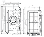 Каминная топка Austroflamm 89x49x45 S 2.0 Left, фото 3