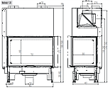 Каминная топка Austroflamm 89x49x57 S 2.0 Right, фото 2