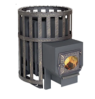 Печь банная Березка Викинг 24 (сетчатый кожух, ДТ-3 стекло)