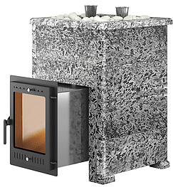 Банная печь Эверест "Steam Master 30 INOX" Пироксенит элит, S-40