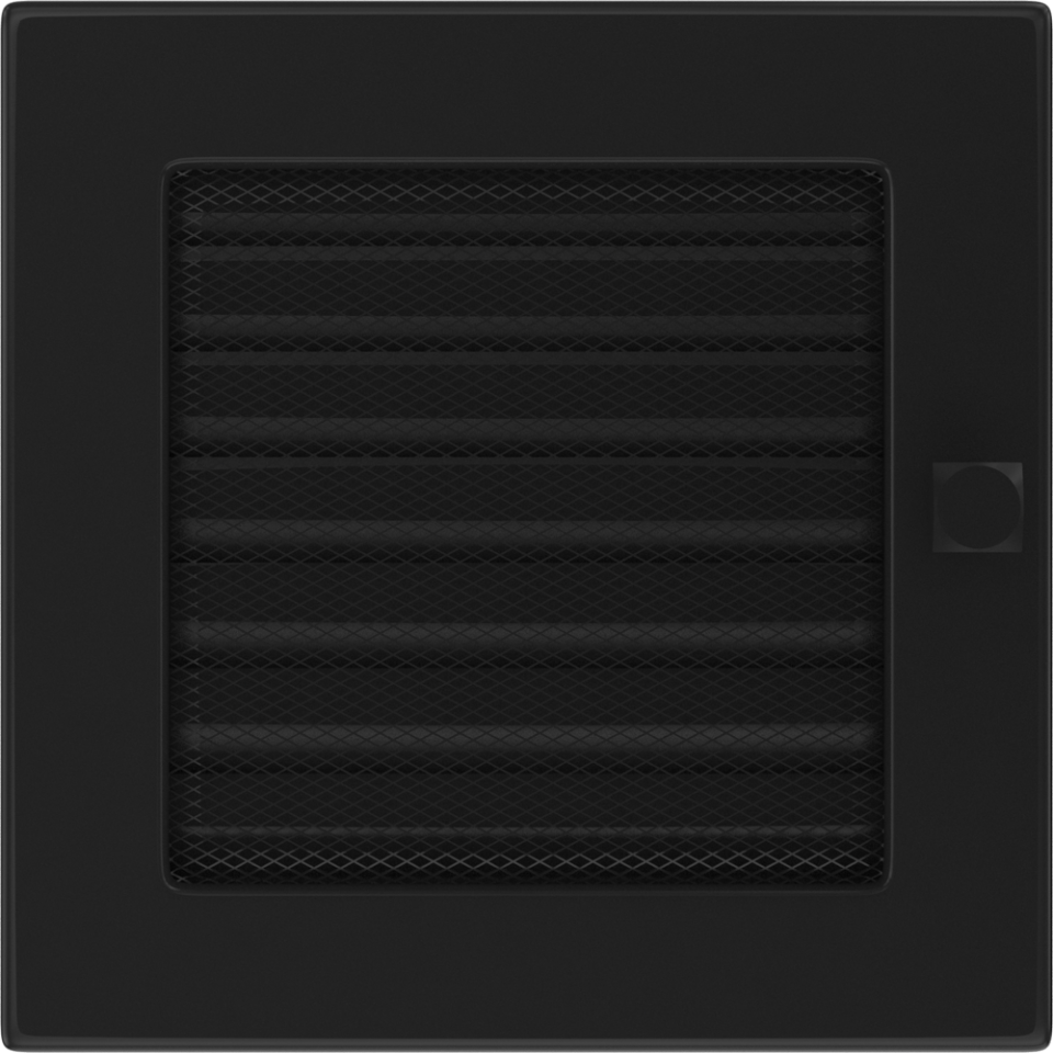 Решетка каминная вентиляционная черная с жалюзи CX - фото 2 - id-p227137747