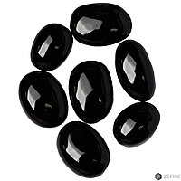 Декоративные керамические камни ZeFire черные - 7 шт