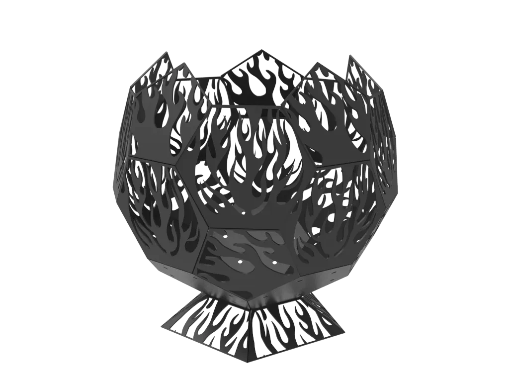 Костровая чаша Kennet Огненный цветок (620х580) - фото 2 - id-p227137913