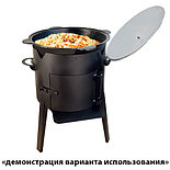 Печь под казан "казанчик" 350 с дверцей, фото 2