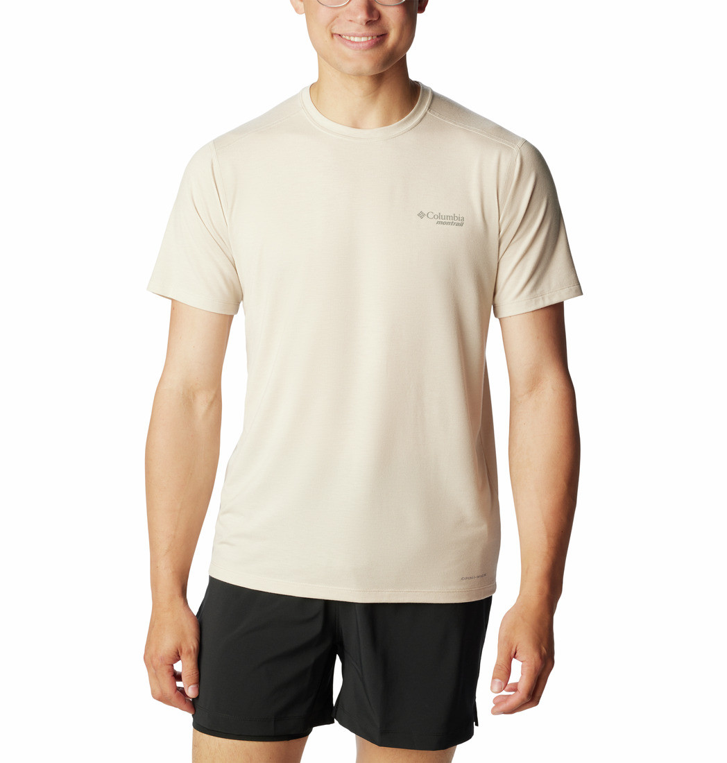 Футболка мужская Columbia Titanium Cirque River Short Sleeve Crew Shirt серый 2071901-027