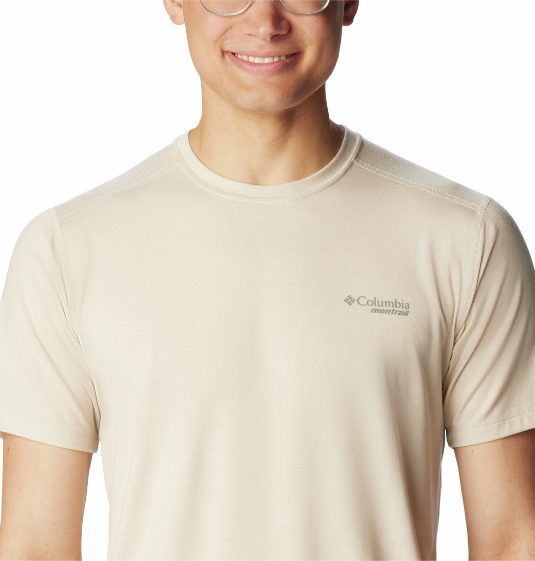 Футболка мужская Columbia Titanium Cirque River Short Sleeve Crew Shirt серый 2071901-027 - фото 2 - id-p225984654