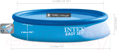 Надувной бассейн Intex Easy Set / 28143NP - фото 6 - id-p223062594