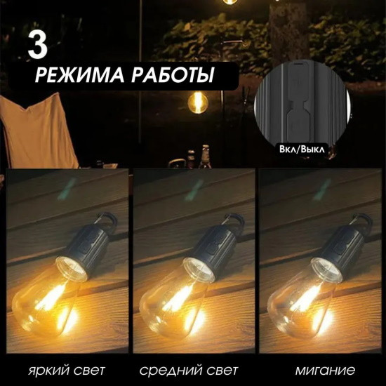 Светодиодная лампа для кемпинга - фото 3 - id-p227144389
