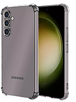 Чехол-накладка для Samsung Galaxy S23 FE SM-S711 (силикон) прозрачный с защитой камеры