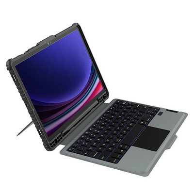 Чехол клавиатура Nillkin Bumper Combo Keyboard Case Backlit Version Черный для Samsung Galaxy Tab S9 5G - фото 1 - id-p227147108