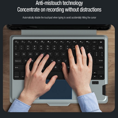 Чехол клавиатура Nillkin Bumper Combo Keyboard Case Backlit Version Черный для Samsung Galaxy Tab S9 5G - фото 7 - id-p227147108