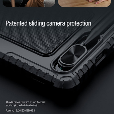 Чехол клавиатура Nillkin Bumper Combo Keyboard Case Backlit Version Черный для Samsung Galaxy Tab S9 5G - фото 10 - id-p227147108