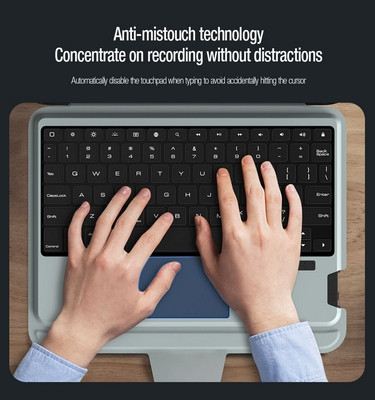 Чехол клавиатура Nillkin Bumper Combo Keyboard Case Backlit Version Серый для Apple iPad Air (2020) - фото 7 - id-p227147113