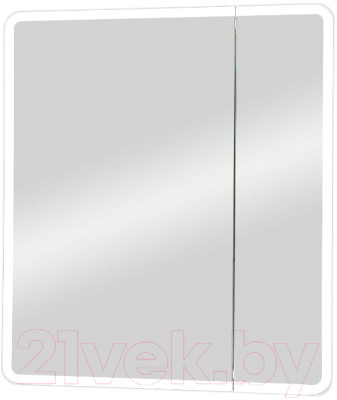 Шкаф с зеркалом для ванной Континент Emotion Led 70x80 - фото 2 - id-p227146326