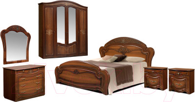 Комплект мебели для спальни ФорестДекоГрупп Луиза 4 - фото 1 - id-p227147890