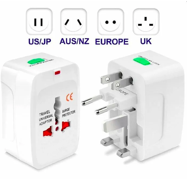Универсальный переходник для розеток - Profit All-In-One (AU, UK, US, EU евровилка), для разных стран мира, 6A