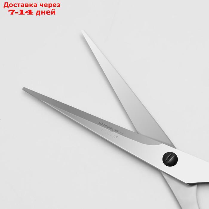 Ножницы парикмахерские, лезвие 5,5 см, цвет чёрный, Н-040 - фото 3 - id-p226917749