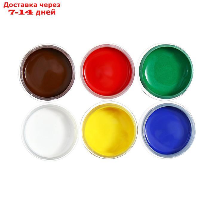 Краски пальчиковые, набор 6 цветов х 35 мл, ArtBerry, с Алоэ Вера - фото 3 - id-p226912209