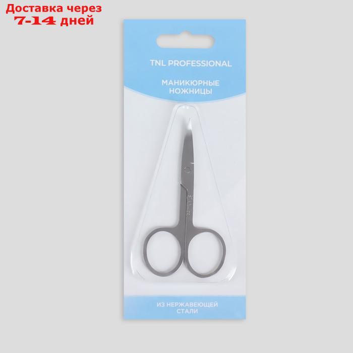 Ножницы маникюрные, загнутые, широкие, 8,5 см, цвет серебристый - фото 4 - id-p226919806