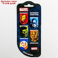 Открытка с магнитными закладками "Супергерои", Мстители, 6 шт.