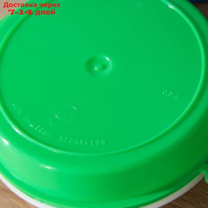 Набор пищевых контейнеров ПластоС "Трапезница", круглых 3 шт: 0,6 л, 2 шт - 1 л, цвет МИКС - фото 8 - id-p226924030