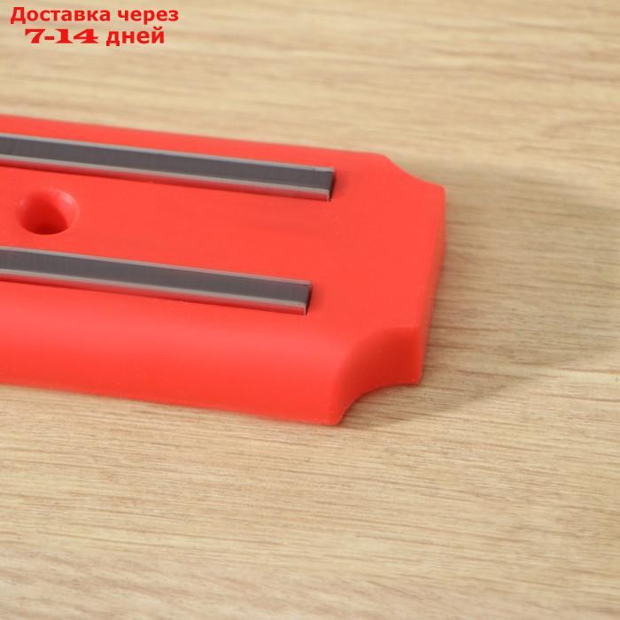 Держатель для ножей магнитный, 38 см, цвет красный - фото 4 - id-p226924082