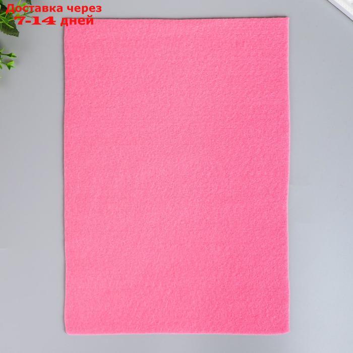 Фетр "Ярко-розовый" 1 мм (набор 10 листов) формат А4 - фото 2 - id-p226937429