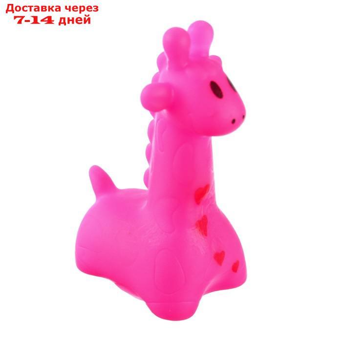 Резиновая игрушка для игры в ванной "Жирафик", цвет МИКС - фото 2 - id-p226943847