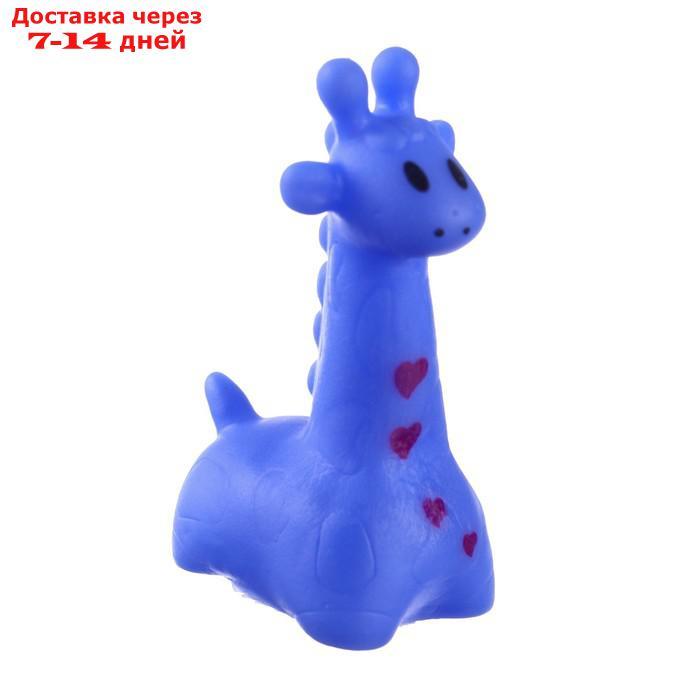 Резиновая игрушка для игры в ванной "Жирафик", цвет МИКС - фото 8 - id-p226943847
