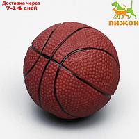 Игрушка пищащая "Мяч Баскетбол" диаметр 7,5 см