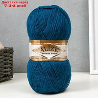 Пряжа "Angora Gold" 20% шерсть, 80% акрил 550м/100гр (17 петроль)