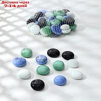 Камень для декора "Шар плоский" блеск 250 гр