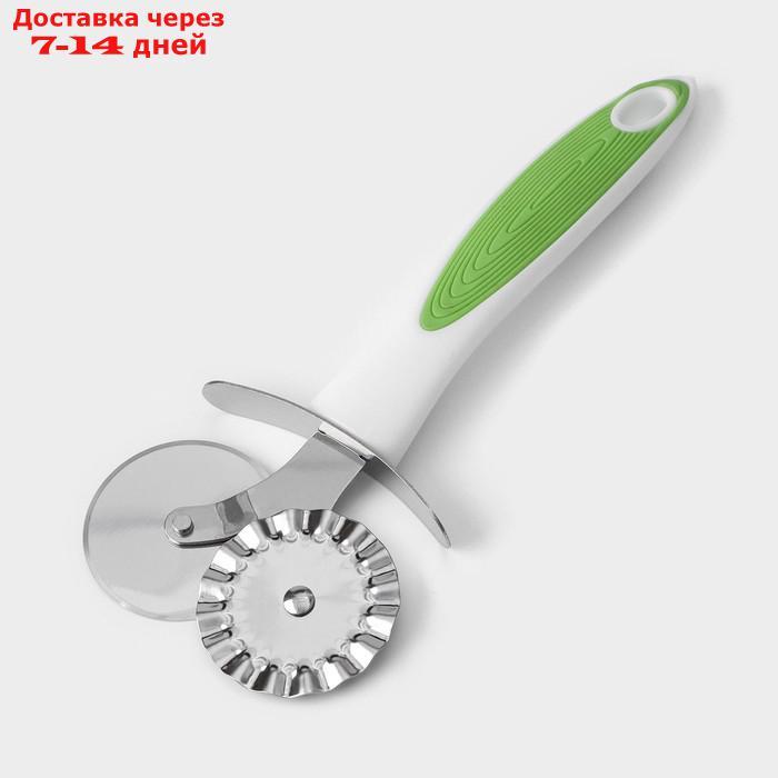 Нож для пиццы и теста Доляна Style, 18,5 см, ручка soft touch - фото 3 - id-p226924451