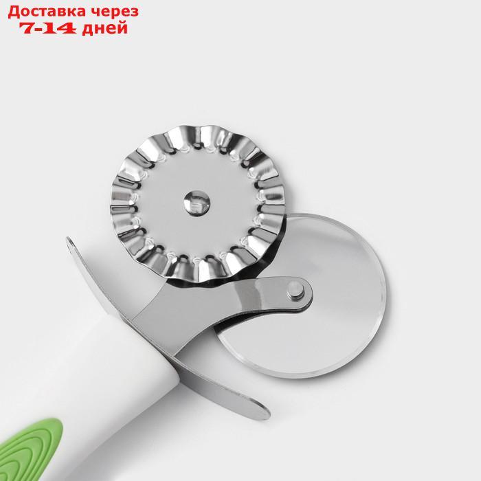 Нож для пиццы и теста Доляна Style, 18,5 см, ручка soft touch - фото 4 - id-p226924451