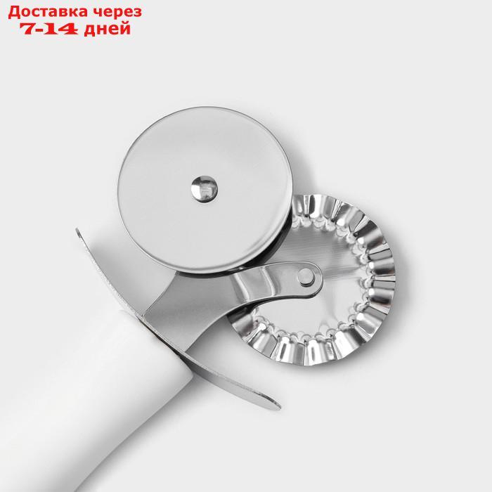 Нож для пиццы и теста Доляна Style, 18,5 см, ручка soft touch - фото 5 - id-p226924451