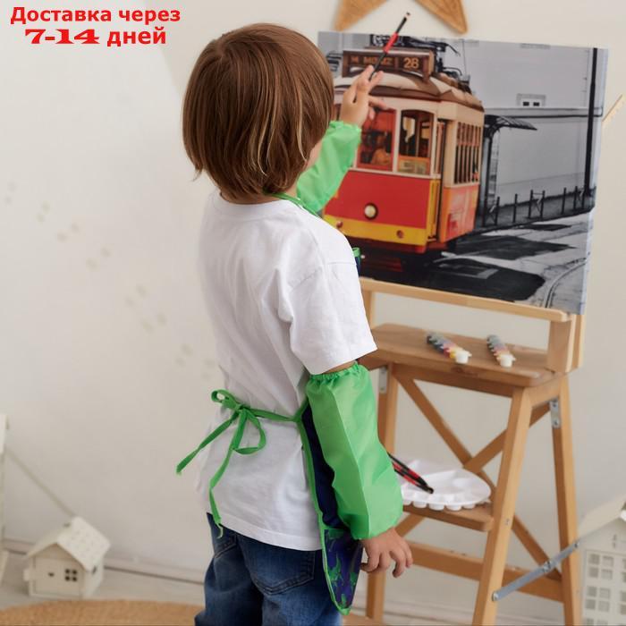 Набор детский для творчества Collorista "Dino" фартук 49 х 39 см и нарукавники - фото 7 - id-p226915255