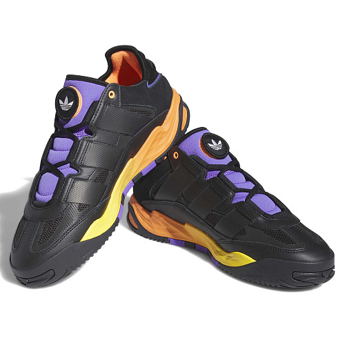 Кроссовки мужские ADIDAS NITEBALL черный - фото 3 - id-p209646164