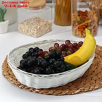 Корзинка для фруктов и хлеба Доляна "Молоко", 27×22×6 см