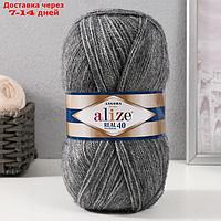 Пряжа "Angora real 40" 60% акрил, 40% шерсть 480м/100гр (182 серый меланж)